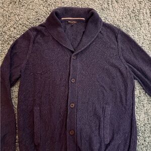 Banana Republic Men's Dark Blue/Navy Cardigan